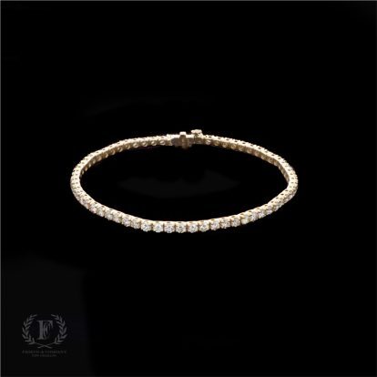 ROUND BRILLIANT DIAMOND TENNIS BRACELET