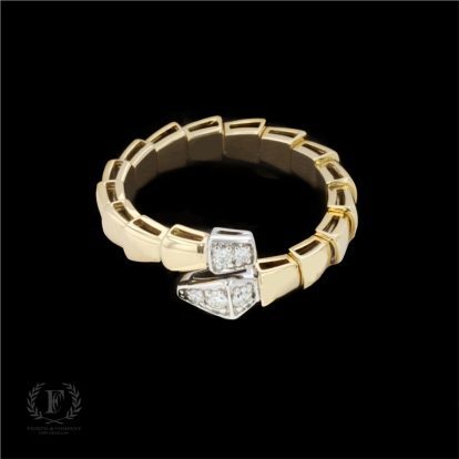 14K YELLOW GOLD DIAMOND RING