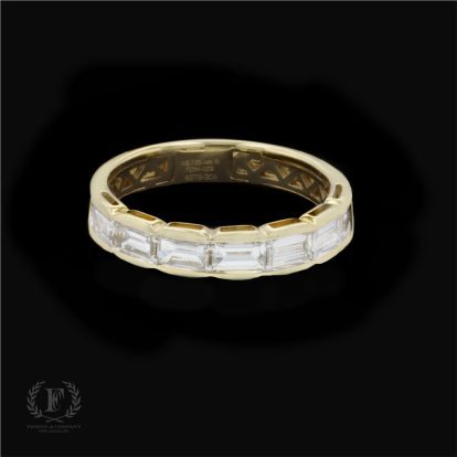 14K YELLOW GOLD BAGUETTE DIAMOND RING